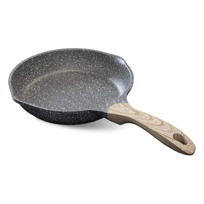 Sartén Jeetee 32 cm antiadherente con revestimiento de 5 capas y mango de madera