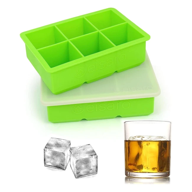 Cubiteras XXL con tapa y sin BPA para bebidas y alimentos - 2pcs