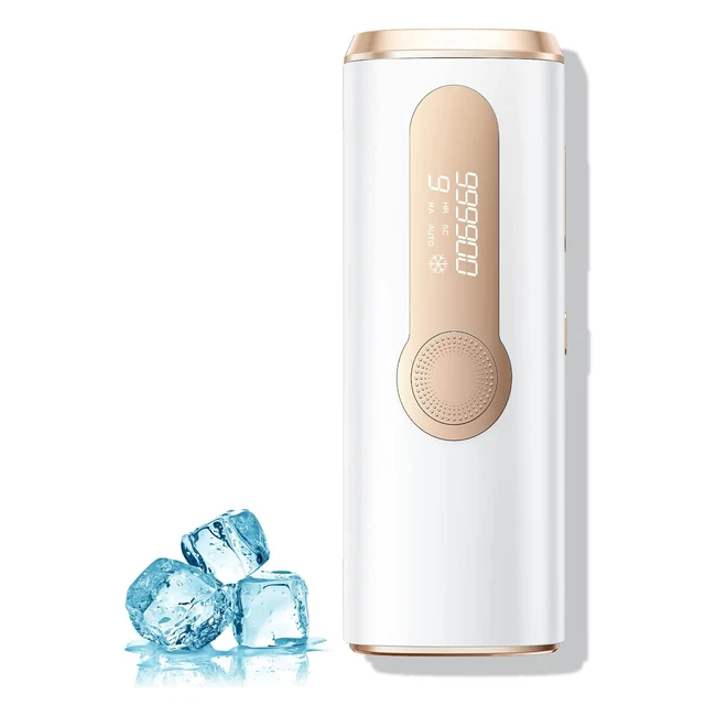 IPL Haarentfernung Laser mit Gefrierfunktion - Schmerzlose Haarentfernung für Männer und Frauen - 3-in-1 Funktionen - 9 Energieniveaus - HRSCRA999900