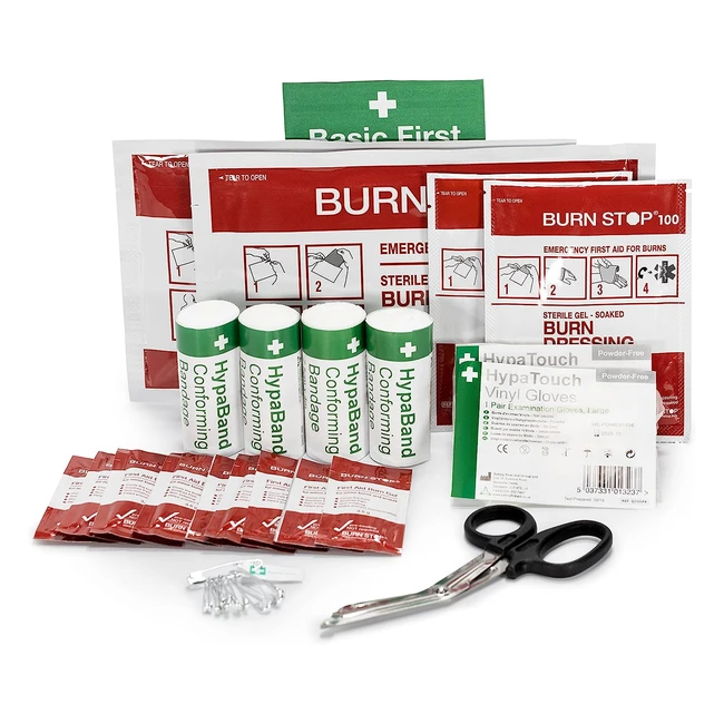 Burn Stop Refill Kit - Safety First Aid Group - Large Size - Hypasoothe Dressings and Gels