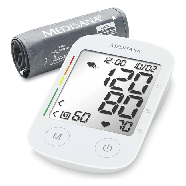 Medisana BU 535 Oberarm-Blutdruckmessgerät - Präzise Messung mit Speicherfunktion und Ampelskala
