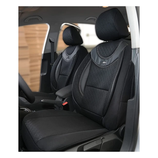 Bremer Sitzbezge fr VW Crafter Gen 2 ab 2017  Fahrer  Beifahrer Set  Schw