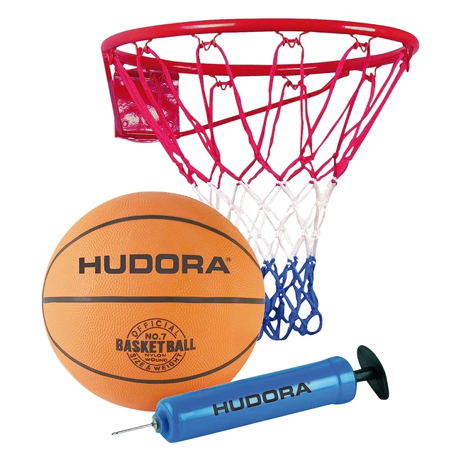 Set da Basket Hudora Slam It 71710 - Con Palla e Tabellone - Gioca e Divertiti c
