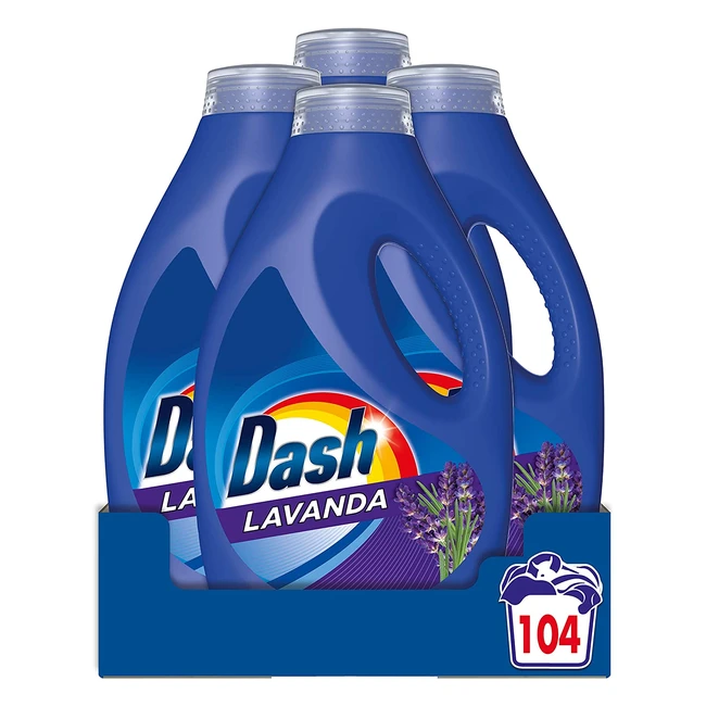 Dash Detersivo Liquido Lavatrice 104 Lavaggi - Rimuove Macchie - Freschezza Efficace a Freddo