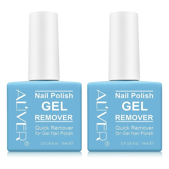 Removedor de Esmalte Semipermanente Magic Remover Uñas - 2pcs | Quita esmalte en 25 minutos | 15ml