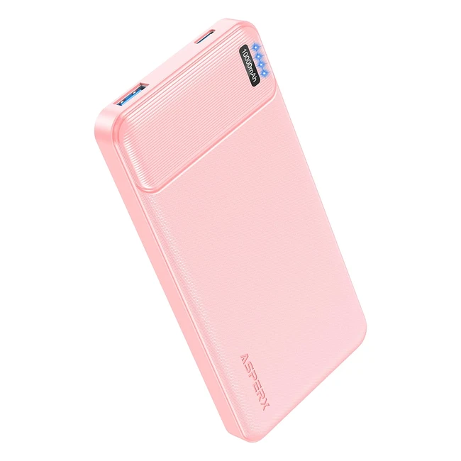 Batterie Externe Asperx 10000mAh - Charge Rapide 225W - Power Bank USB-C - PD 20W - QC 3.0 - Portable et Puissant