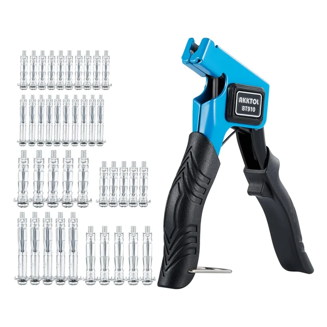 Kit Cheville Molly avec Pince - Assortiment de 40 Chevilles Molly Métalliques pour Placo Brique Creuse - Professionnel M3 M4 M5 M6 M8