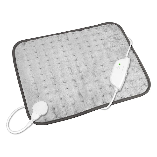 Heizkissen mit Überhitzungsschutz und automatischer Abschaltung 45 x 35 cm waschbar grau und blau
