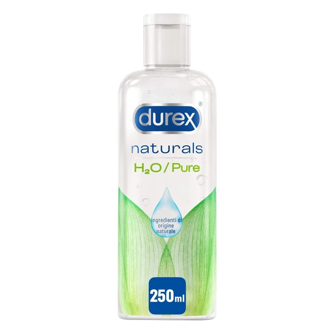 Durex Naturals Pure Gel Lubrificante 250ml - Ingredienti Naturali - Maxiformato