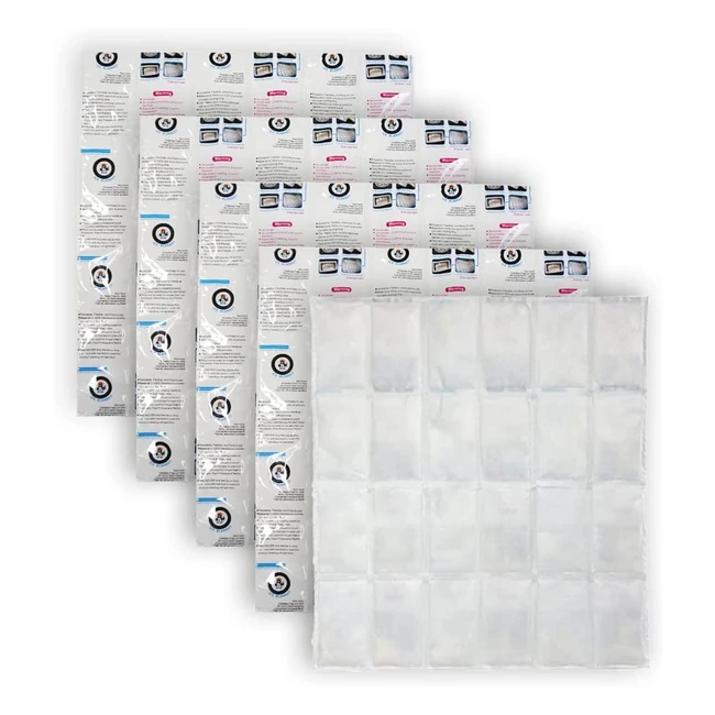 Large Reusable Ice Packs for Shipping Frozen Food - 5 Sheets - Cold Pack for Coolers - Reference #12345