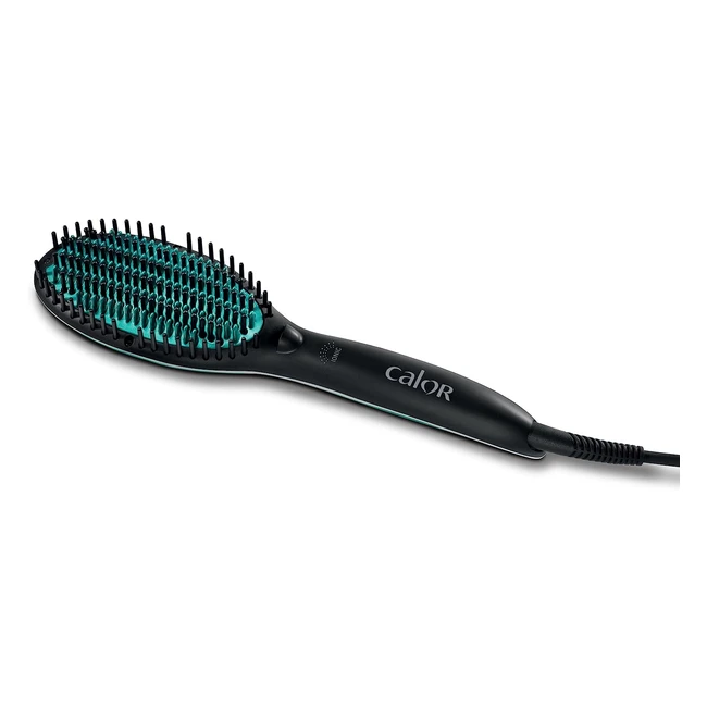 Brosse lissante Calor CF5820C0 Power Straight - Spéciale cheveux frisés et crépus - Contrôle thermique