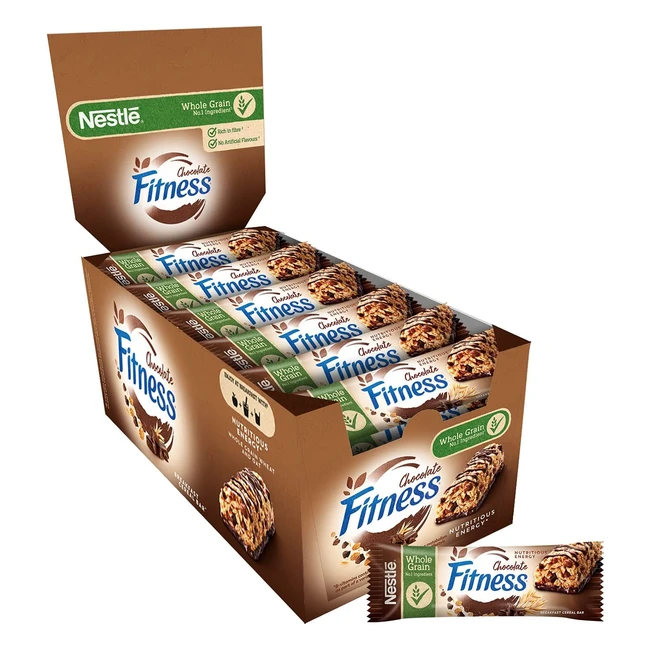 Barretta Fitness Cioccolato con Frumento Integrale - 24 Pezzi da 235g