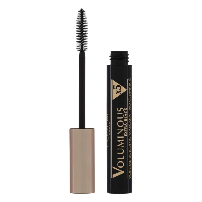 L'Oreal Paris Voluminous Mascara - Carbon Black | Thicker, Fuller Lashes | Sensitive Eyes