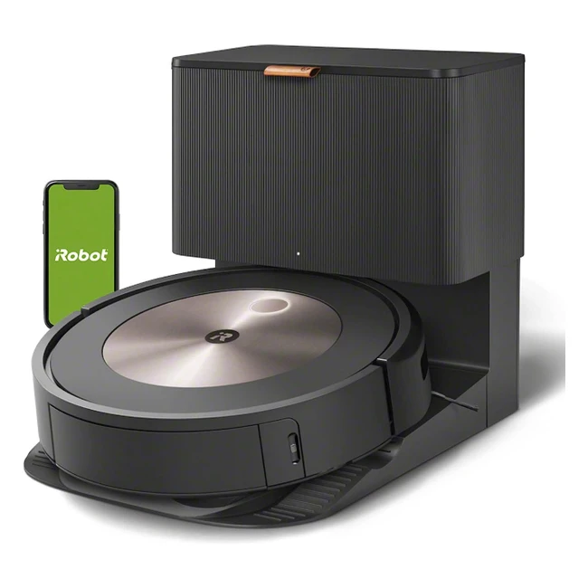 Aspirateur Robot Connect Roomba J7 7556 avec Autovidage - Idéal Animaux - Cartographie et S'adapte à Votre Intérieur