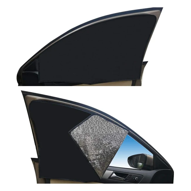 Pare-soleil voiture Zatooto - Bloque les rayons UV et la chaleur - 2pcs