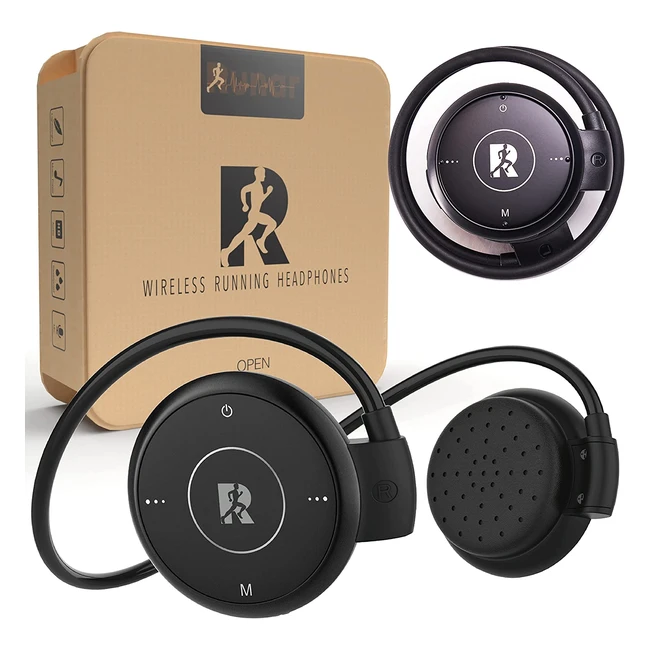 Runar Wireless Bluetooth V5.0 Neckband Earphones for Running - Designed by Runners