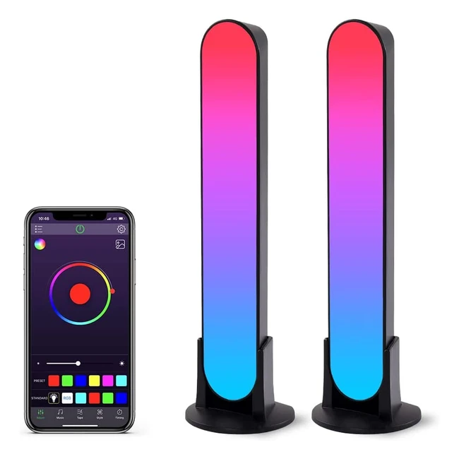 Zuukoo Light Smart - Luce LED RGB con 19 Modalità Dinamiche - Lampada Gaming per PC, TV e Stanza