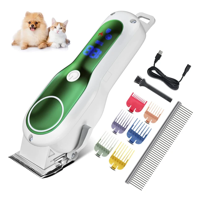 Tondeuse pour chien JugendCX - Silencieuse et rechargeable par USB - Kit de toilettage professionnel