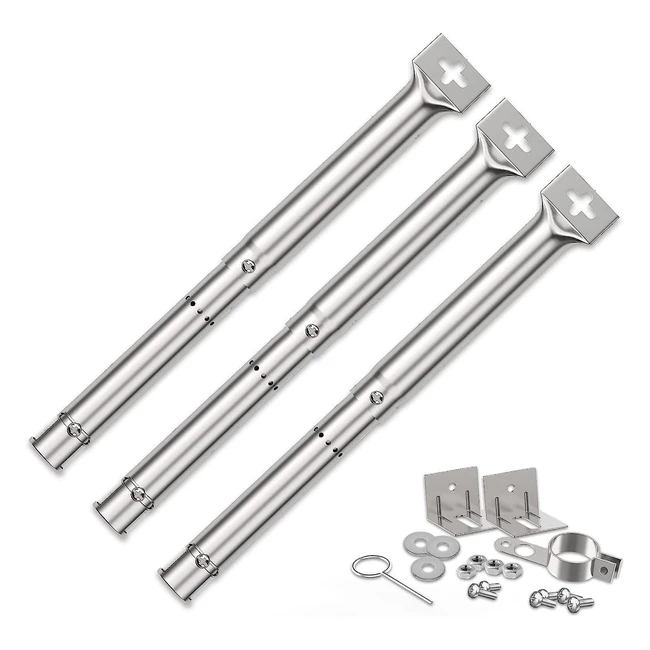 Bruciatore a Tubo Universali in Acciaio Inox 308-449 cm - Accessori per Barbecue a Gas