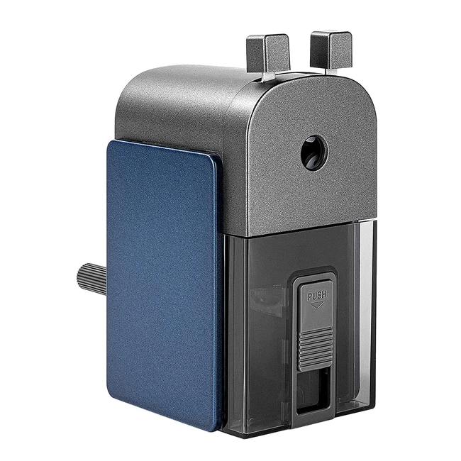 Amazon Basics Rotary Pencil Sharpener - Extra Sharp Blade - Durable Steel - Precision Diecast Construction
