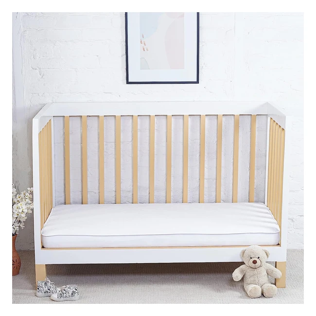 Ackly Waterproof Cot Bed Mattress Protector 140x70 cm - Hypoallergenic & Noiseless
