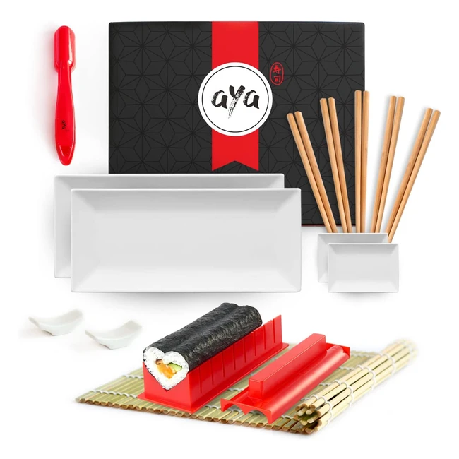 Ensemble sushi Aya Lover Set - Kit de prparation sushi maki et nigiri - Sushi 