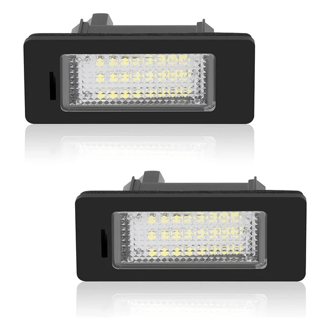 URAQT LED Number Plate Light 2 Pcs  Error Free  License Plate Lamp  Taillight