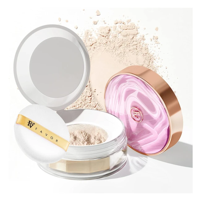 Cipria in polvere FV - Opacizzante, minimizza i pori e perfeziona la pelle - Lunga durata