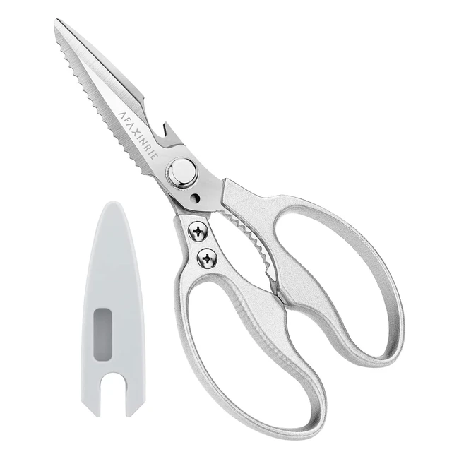 Kitchen Scissors - Heavy Duty Aluminum Alloy Handle - Cut Poultry Fish Meat H