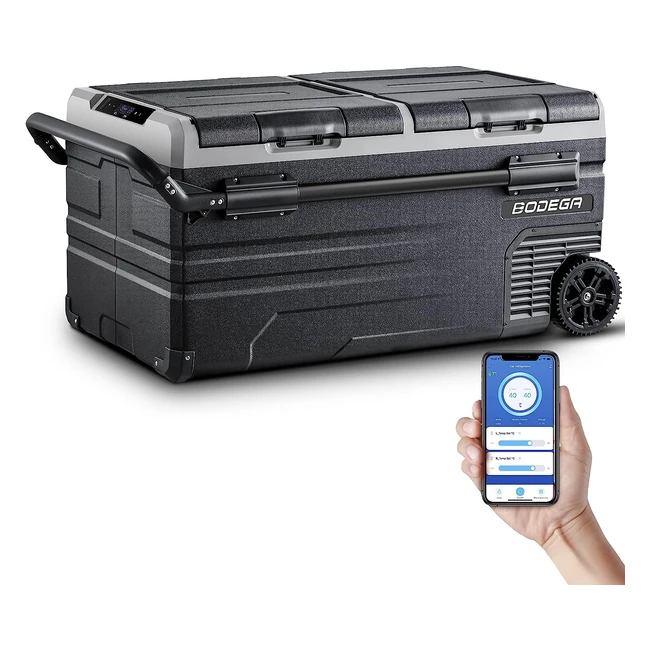 Bodegaeu 95L Kompressor Khlschrank mit WiFi-App-Steuerung und USB-Anschluss