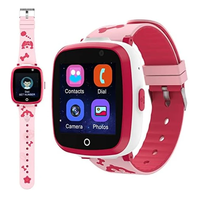 Reloj Inteligente Etpark para Niños - Llamada Telefónica SOS, Reproductor MP3, Juegos, Cámara - Para 3-12 años