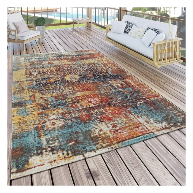 Tapis Moderne Paco Home Intérieur Extérieur Résistant - 80x150cm
