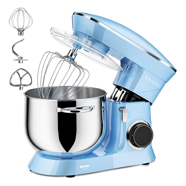 Impastatrice Planetaria Vezzio 1500W - Robot da Cucina 10 Velocità