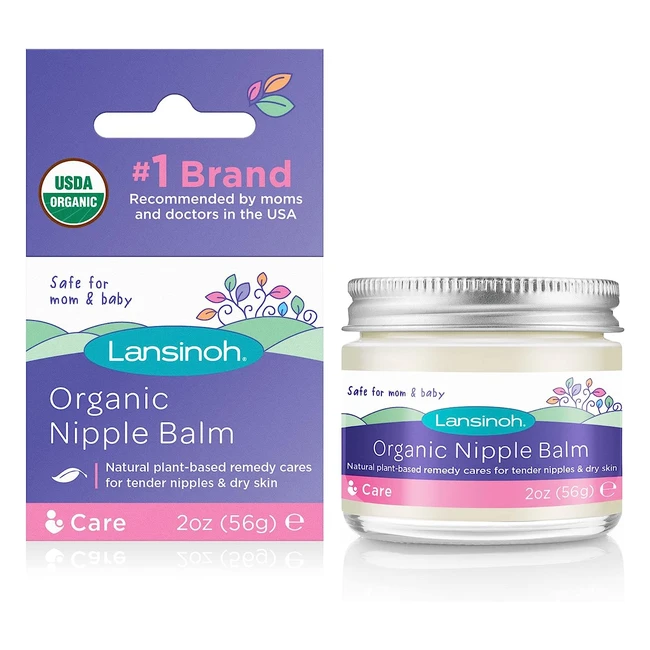 Pomata biologica per capezzoli sensibili, pelle secca e pruriginosa - 60 ml