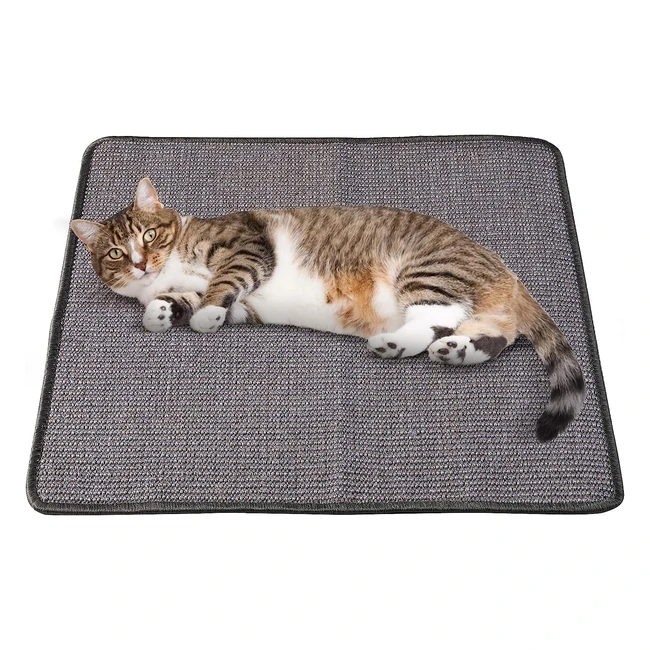Pettom Rascador para Gatos - Alfombrilla Rascar Sisal Natural - Afilador de Garras - Antideslizante
