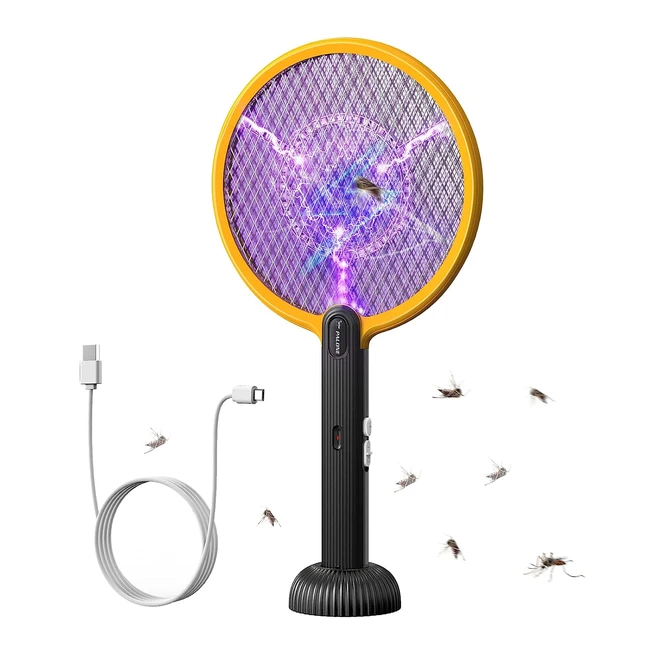 Raqueta Matamoscas Eléctrica 4000V - Palone - 2 en 1 - USB Recargable