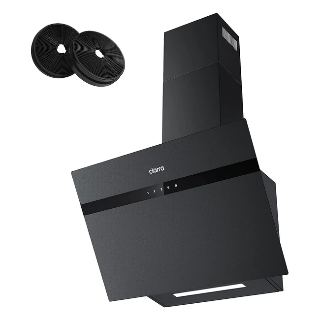 Cappa Aspirante Ciarra AS6736HG - 60 cm 650mh Classe A Filtro Carbone Incluso