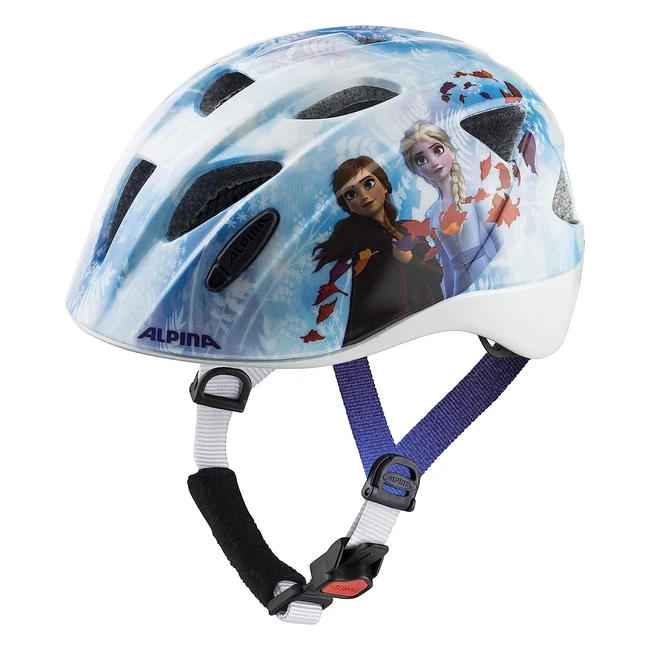 Casco de bicicleta Alpina Ximo unisex niños Disney Frozen 4954 cm - Ajuste tridimensional y ventilación estratégica