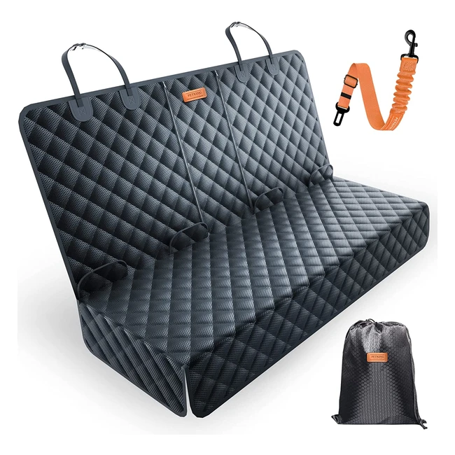 Housse de siège voiture chien Petking Premium - Protection maximale, résistance à l'eau, taille universelle
