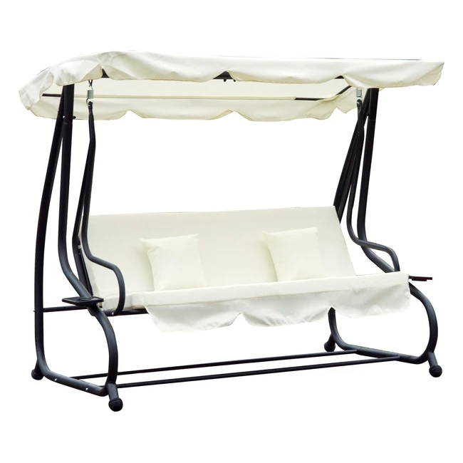 Columpio Balancín Jardín 3 Plazas Convertible en Cama - ¡Oferta Limitada!