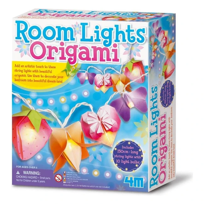 Create Your Own Beautiful Origami Lights - 4M - Ref123 - Easy and Fun DIY Craft