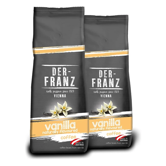 Café moulu naturel à la vanille 500g - Lot de 2 sachets