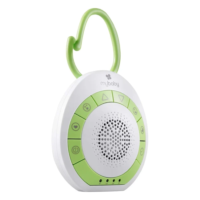mybaby Soundspa Einschlafhilfe Baby Sound Machine, Weißes Rauschen, Beruhigende Klänge für Kinder & Erwachsene, White Noise Machine mit Timerfunktion, Soundtherapie