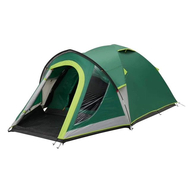 Coleman Kobuk Valley 3 Plus Tent - Green/Grey, One Size - Blackout Bedroom, Lightweight & Waterproof