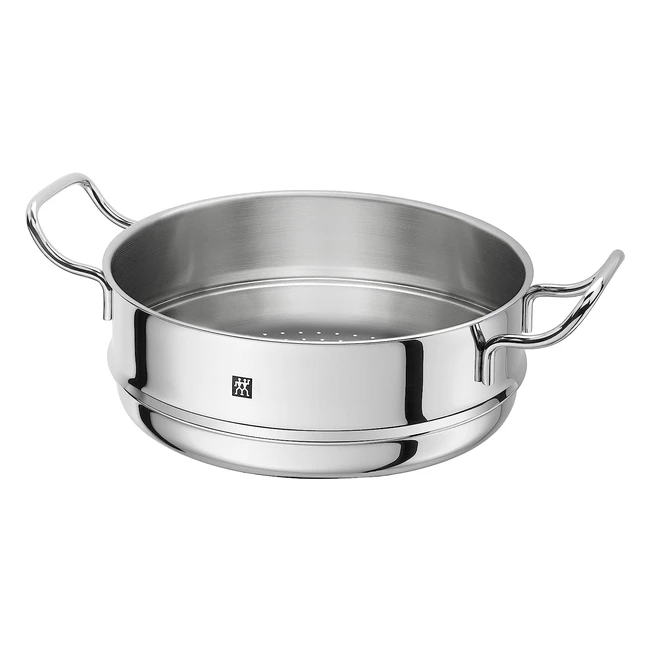 Colador para cocer al vapor Zwilling 409929240 - Acero inoxidable brillante 24cm