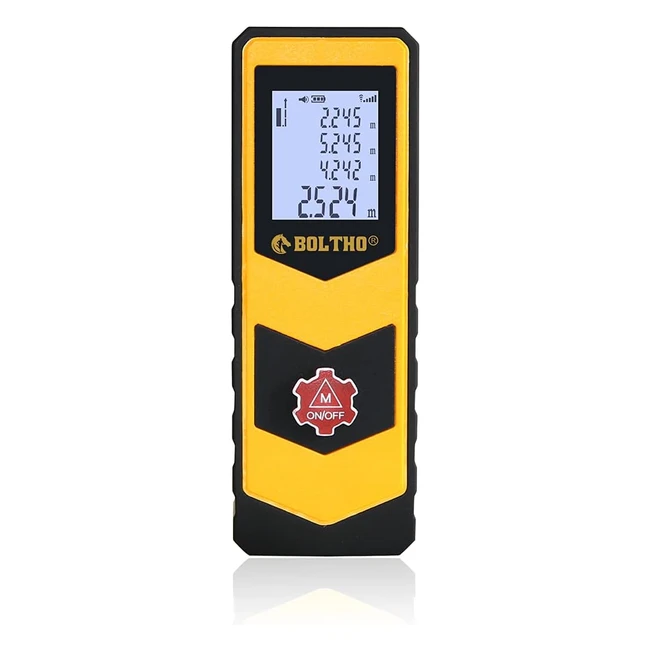 Boltho 131ft Laser Measure - High Precision, Backlight LCD Display, Portable - #lasermeasure #highprecision #portable