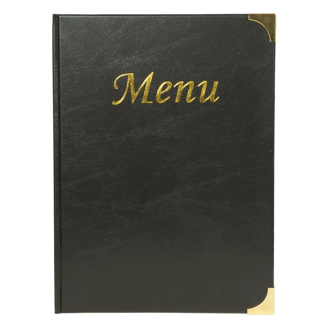 Cubierta para mens Securit Basic Range A4 - Negro