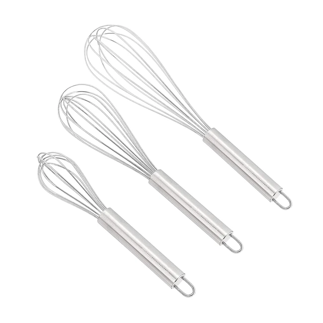 Fruste in Acciaio Inox da 203 254 e 305 cm - Set da 3 - AmazonCommercial