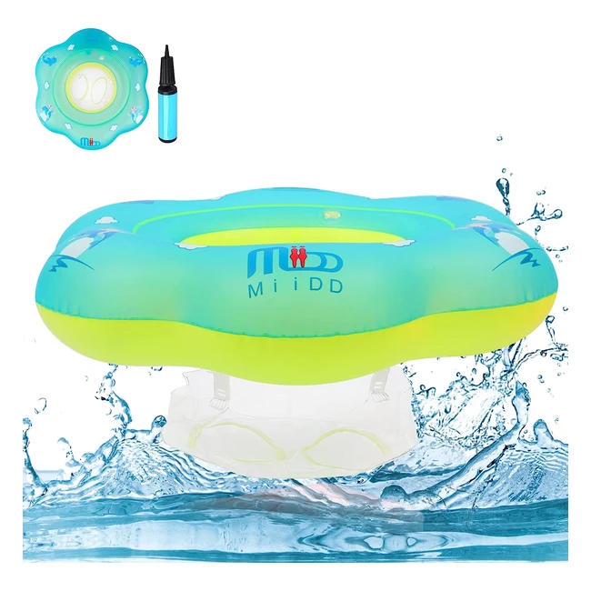 Giubbotto galleggiante neonato per piscina - Sicuro e regolabile - Con doppio serbatoio gonfiabile
