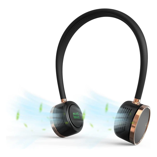 Ventilateur de cou portable Minthouz avec batterie 2000mAh - 3 vitesses